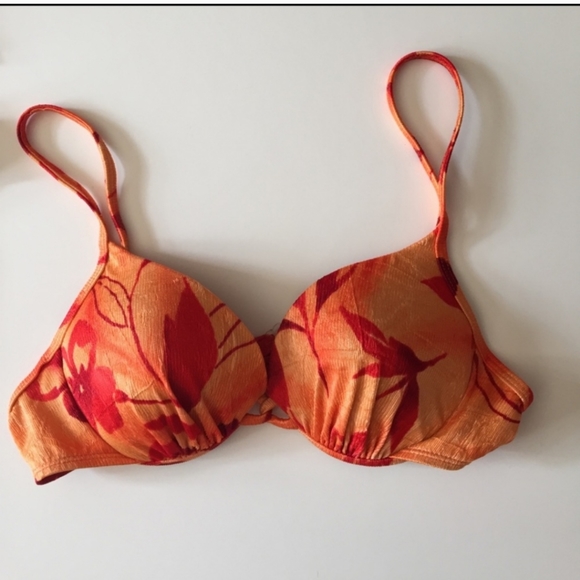Athena Orange Floral Bikini/Tankini Swimsuit - Picture 2 of 8